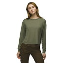 プラーナ レディース パーカー・スウェットシャツ アウター Cozy Up LS Crew Rye Green