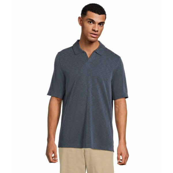 󥹥ȥ󥢥ɥޡե   ȥåץ Vintage Slub V-Neck Polo Navy