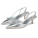 スチュアート ワイツマン レディース ヒール シューズ Tully 50 Slingback Silver