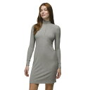 プラーナ レディース ワンピース トップス Foundation Rib LS Dress Heather Grey