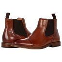 ステイシーアダムス メンズ ブーツ シューズ Maury Cap Toe Chelsea Boot Cognac