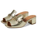 ジョンストンアンドマーフィー レディース ヒール シューズ Edith Bit Slide Gold Metallic(4)