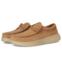 ヘイデュード メンズ スリッポン・ローファー シューズ Wally COMF Suede Tobacco Brown/Irish Cream
