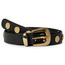 メイドウェル レディース ベルト アクセサリー Clean Western Belt True Black Multi/Gold