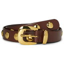 メイドウェル レディース ベルト アクセサリー Clean Western Belt Soft Mahogany