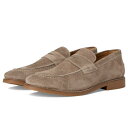ジョニーオー メンズ スリッポン・ローファー シューズ J-Flex Penny Suede Stone