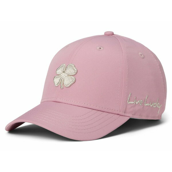 ブラッククローバー レディース 帽子 アクセサリー Hollywood 25 Adjustable Hat Cosmic Pink Hat/3d Silver Metallic Clover