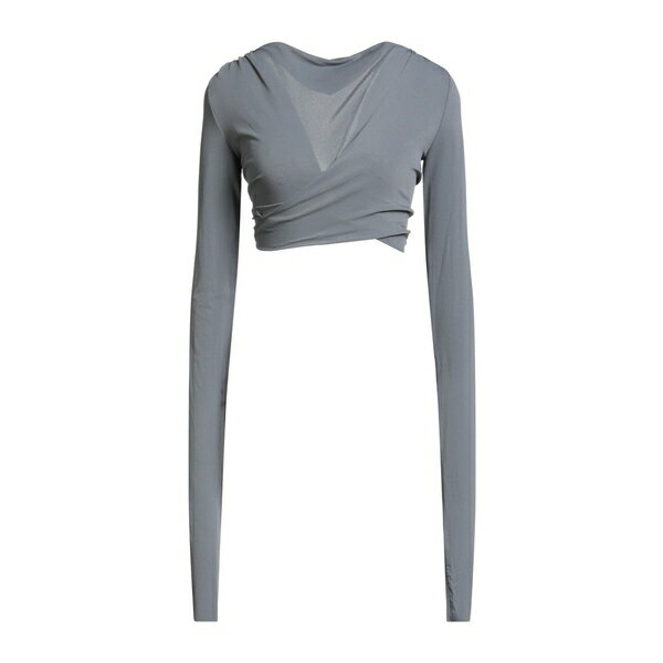 楽天asty【送料無料】 リックオウエンス レディース Tシャツ トップス Tops Grey