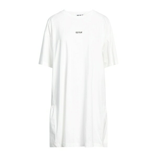 【送料無料】 アイスバーグ レディース ワンピース トップス Mini dresses White