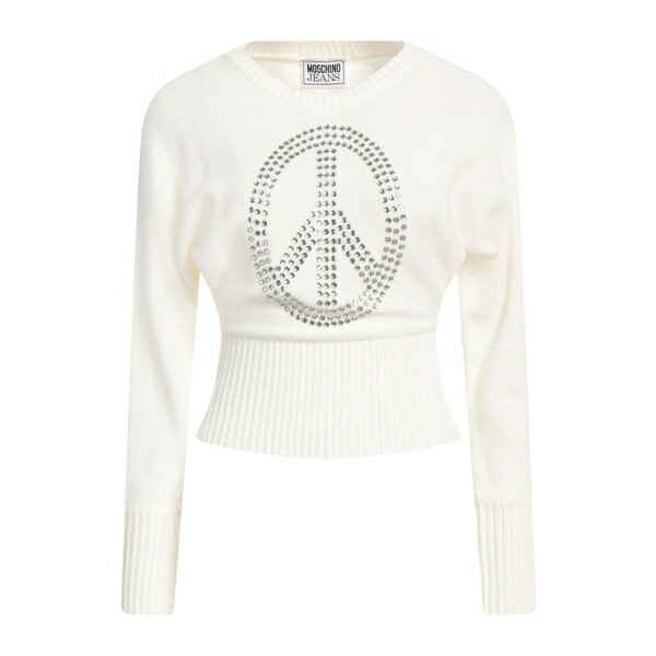 【送料無料】 モスキーノ レディース ニット&セーター アウター Sweaters White