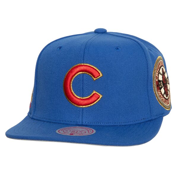 ミッチェル＆ネス ミッチェル&ネス メンズ 帽子 アクセサリー Chicago Cubs Mitchell & Ness Champ'd Up Snapback Hat Royal