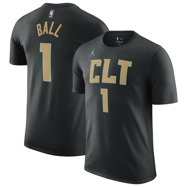 ジョーダン メンズ Tシャツ トップス LaMelo Ball Charlotte Hornets Jordan Brand 2022/23 City Editi..