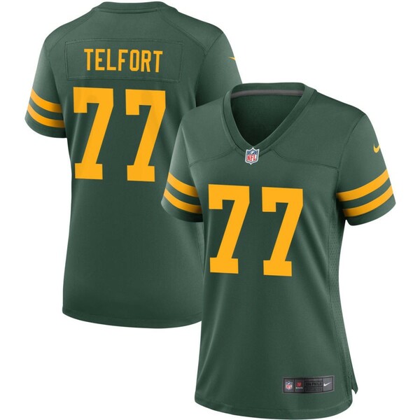 楽天astyナイキ レディース ユニフォーム トップス Green Bay Packers Nike Women's Alternate Custom Jersey Green