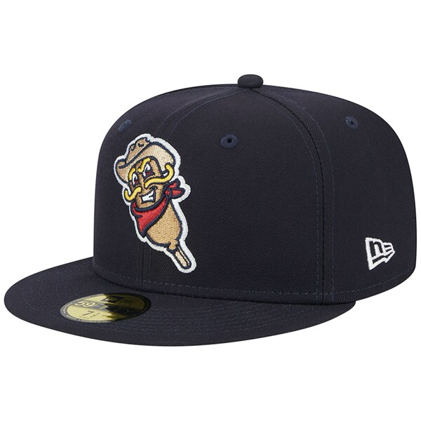 ˥塼  ˹ ꡼ Frisco RoughRiders New Era Theme Nights Frisco Corny Dogs 59FIFTY Fitted Hat Navy