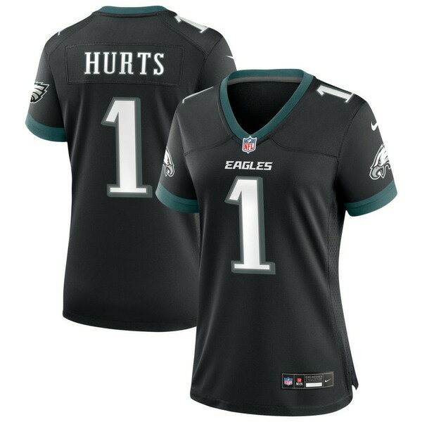 ナイキ レディース ユニフォーム トップス Philadelphia Eagles Nike Women 039 s Alternate Custom Game Jersey Black