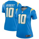 ナイキ レディース ユニフォーム トップス Justin Herbert Los Angeles Chargers Nike Women's Legend Jersey Powder Blue