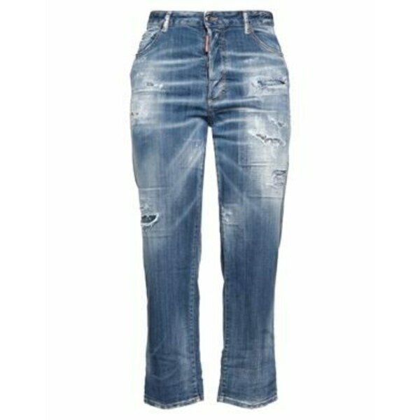 【送料無料】 ディースクエアード レディース デニムパンツ ボトムス Jeans Blue