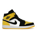 Jordan W[_ Y Xj[J[ yJordan 1 Midz TCY US_9(27.0cm) Yellow Toe Black