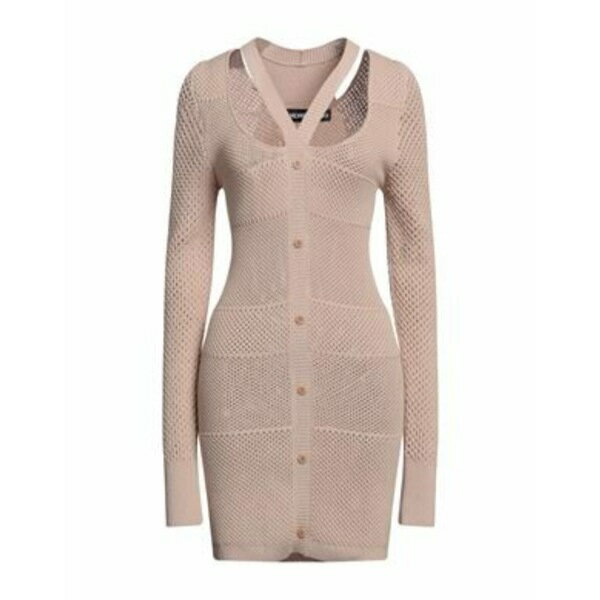 【送料無料】 アンドレダモ レディース ワンピース トップス Mini dresses Beige