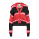 【送料無料】 セミクチュール レディース カーディガン アウター Cardigans Red(4)
