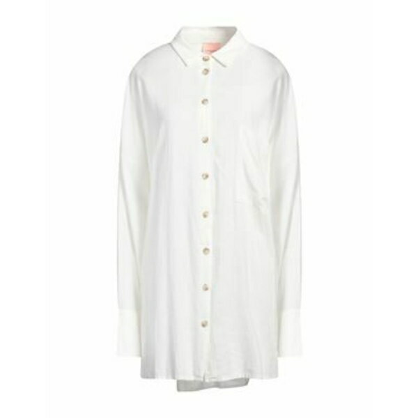 【送料無料】 ラ セメーヌ パリ レディース シャツ トップス Shirts White