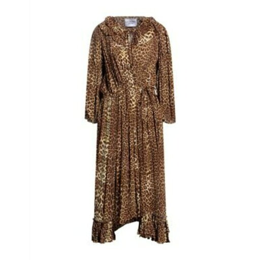【送料無料】 ローレンス ブラス レディース ワンピース トップス Midi dresses Brown 【送料無料】 ローレンス ブラス レディース ワンピース トップス Midi dresses Brown