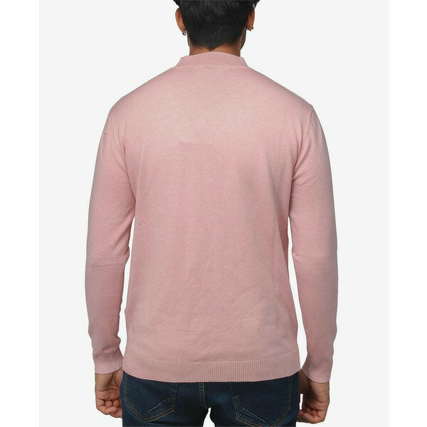 楽天astyエックスレイ レディース ニット&セーター アウター Men's Basice Mock Neck Midweight Pullover Sweater Light Pink