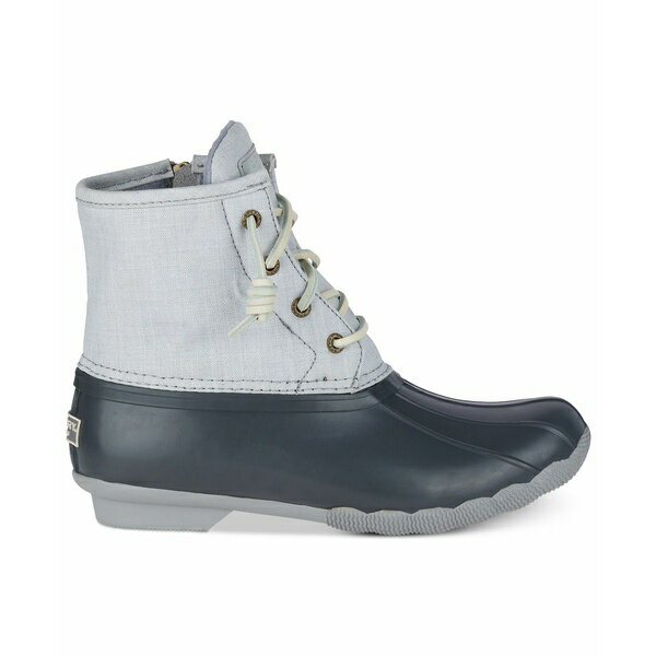 スペリー レディース ブーツ シューズ Women's Saltwater Waterproof Duck Boots, Created for Macy's Grey/Grey