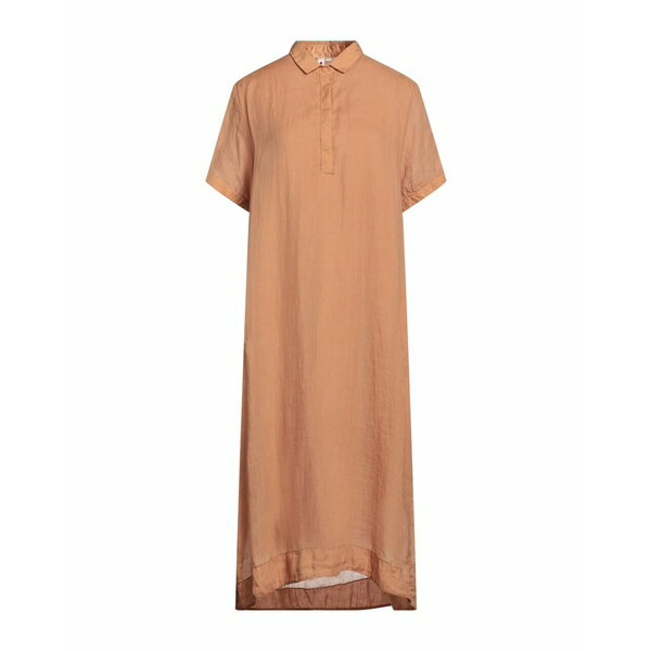 【送料無料】 ヨーロピアンカルチャー レディース ワンピース トップス Midi dresses Camel