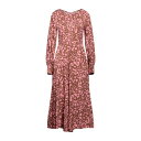 ビートライス レディース ワンピース トップス Midi dresses Pink