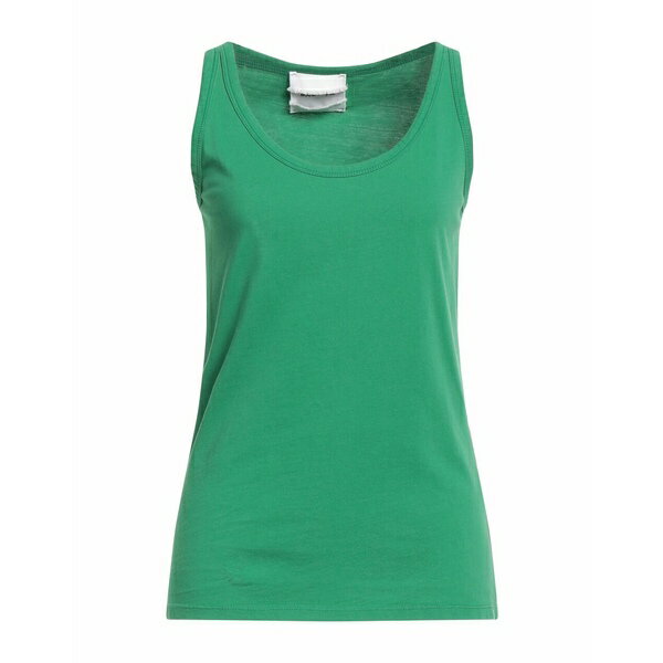 【送料無料】 ブランドユニーク レディース カットソー トップス Tank tops Green