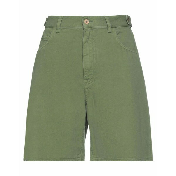 【送料無料】 ペンス レディース デニムパンツ ボトムス Denim shorts Military green