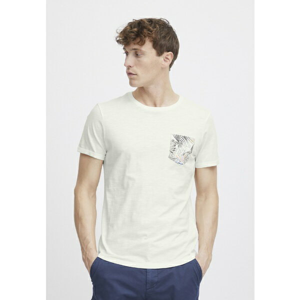 ブレンド メンズ Tシャツ トップス BHFLORENS - Print T-shirt - offwhite
