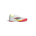 アディダス メンズ バスケットボール スポーツ F50 LEAGUE LACELESS BOOTS TURF - Astro turf trainers - footwear white/core black/solar yellow