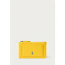 ラルフローレン レディース 財布 アクセサリー POLO PLAY LEATHER ZIP CARD CASE - Wallet - canary yellow