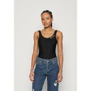 サンタクルーズ レディース Tシャツ トップス STRIP BODYSUIT - Top - black