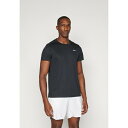 ナイキ メンズ バスケットボール スポーツ NIKECOURT DRY VICTORY TOP - Sports T-shirt - black/white