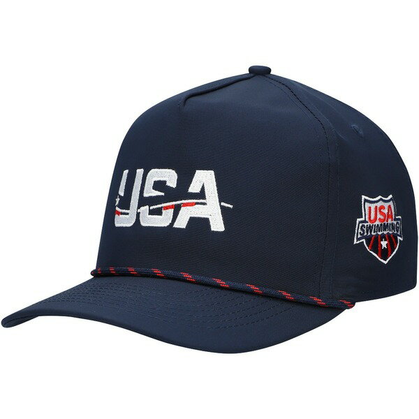 インペリアル メンズ 帽子 アクセサリー USA Swimming Imperial The Wrightson Rope Adjustable Hat Navy