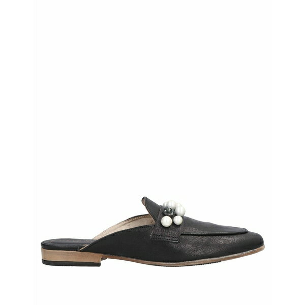 【送料無料】 ファブリカ デイ コッリ レディース サンダル シューズ Mules & Clogs Black