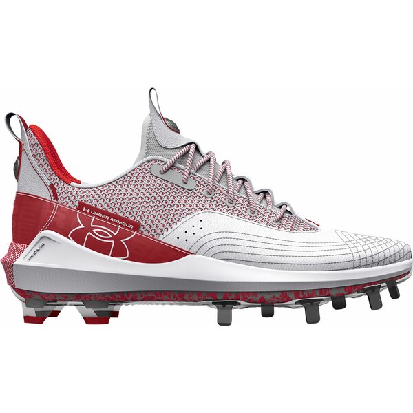 アンダーアーマー メンズ 野球 スポーツ Under Armour Men's Harper 7 Metal Baseball Cleats Red/White