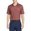 륿ء   ȥåץ Walter Hagen Men's Perfect 11 Jasmine Print Golf Polo Micro Grid New Maroon