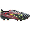 ディアドラ メンズ サッカー スポーツ Diadora Brasil Elite Veloce ITA LPX FG Soccer Cleats Black/Red