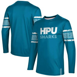 プロスフィア メンズ Tシャツ トップス Hawaii Pacific Sharks Long Sleeve TShirt Teal