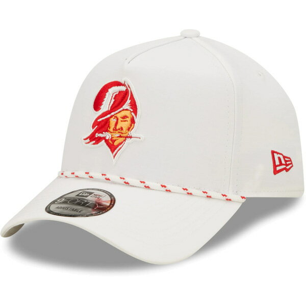 ニューエラ メンズ 帽子 アクセサリー Tampa Bay Buccaneers New Era Murray AFrame Golfer 9FORTY Snapback Hat White