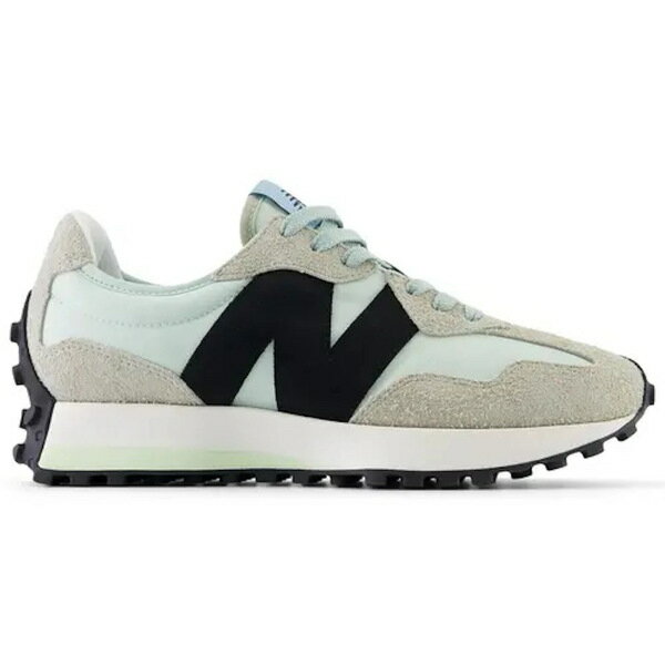 New Balance ニューバランス レディース スニーカー 【New Balance 327】 サイズ US_8.5W(25.5cm) White Black Grey Light Blue (Women's)