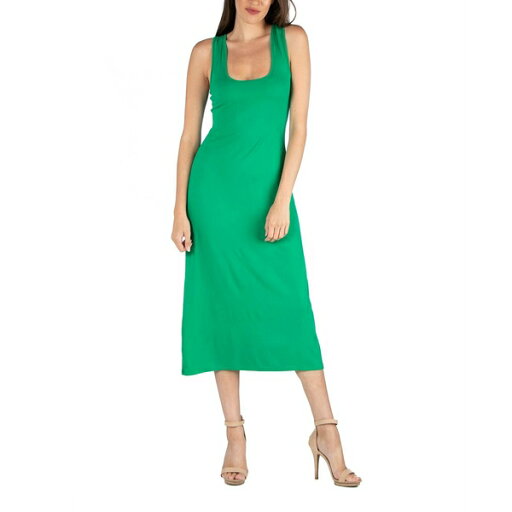 24セブンコンフォート レディース ワンピース トップス Scoop Neck Maxi Dress with Racerback Detail Green 24セブンコンフォート レディース ワンピース トップス Scoop Neck Maxi Dress with Racerback Detail Green