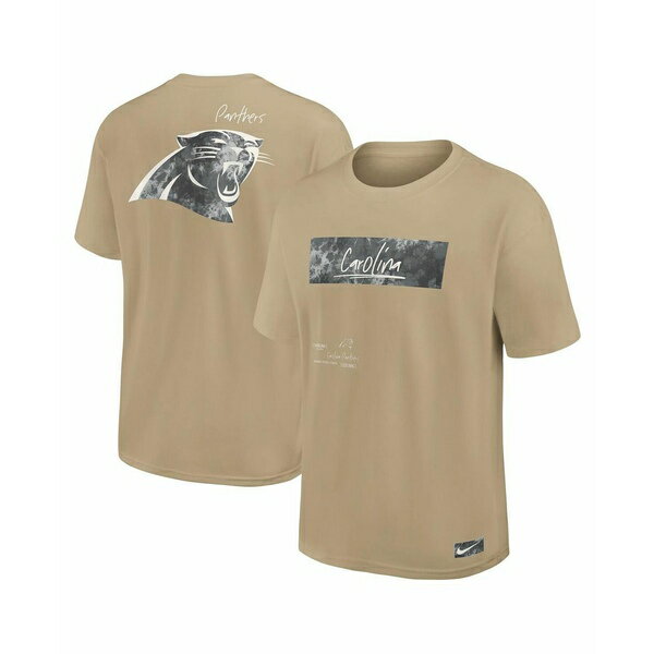 ナイキ メンズ シャツ トップス Men's Tan Carolina Panthers Statement Max90 T-Shirt Tan