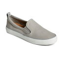 スペリー レディース スニーカー シューズ Women's Crest Twin Gore Seacycled Canvas Sneakers Gray