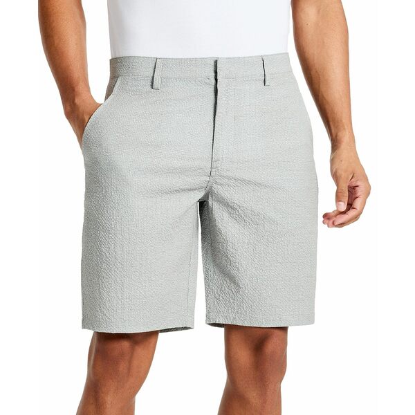 ケネスコール メンズ カジュアルパンツ ボトムス Men's Stretch Printed Seersucker Shorts Grey