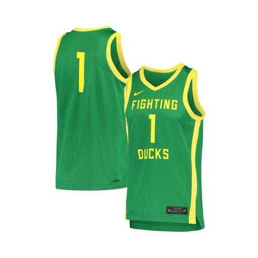ナイキ メンズ シャツ トップス Men's #1 Green Oregon Ducks Replica Basketball Jersey Green ナイキ メンズ シャツ トップス Men's #1 Green Oregon Ducks Replica Basketball Jersey Green